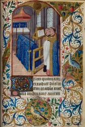 H/L-3-3 fol. 108r Office of the Dead, kirjasta Tuntikirja, Pariisin käyttö, 1400-luvun puoliväli