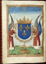Harley 4939 f. 6v, asesivu Roomalaisten sotien historiasta, kirjoittanut Appian, n. 1515-17 (vellum)