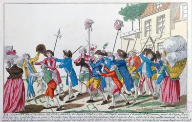 Pariisin väkijoukon 5. lokakuuta 1789 Versailles