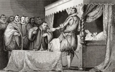 Henri III (1551-89) nimeää Bearnais