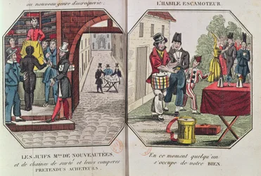 Eugene Francois Vidocqin kuvitus elokuvalle Le Paravoleur tai huolellisen johtamisen taito missä tahansa maassa, erityisesti Pariisissa, 1830