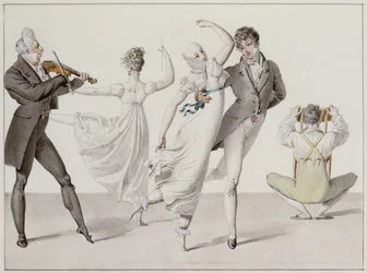 Kuvitus "Le Bon Genre", noin 1810