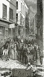Kuvitus Quatre Vingt Treizesta, 1800-luku (bw-kaiverrus)