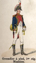 Keisarillinen kaarti Napoleon I: Grenadier jalan