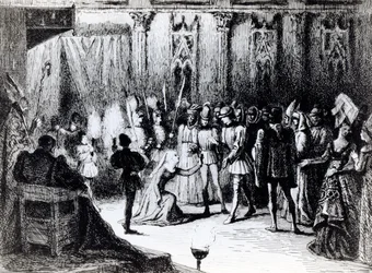 Kaarle VII vastaanotti Jeanne d