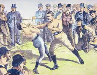 John L. Sullivan vastaan Charlie Mitchell 10. maaliskuuta