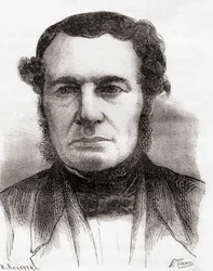Joseph-François Malgaigne, teoksesta "Les Merveilles de la Science", julkaistu noin vuonna 1870 (litografia).