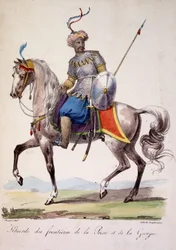 Khurde-soturi Persian ja Georgian rajoilla, deb 1800-luvulla
