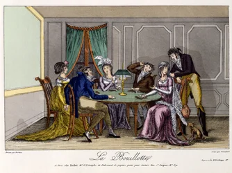 The Hot Water Bottle, n.1810 (käsinvärinen kaiverrus)