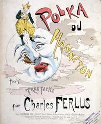 La Polka du Hanneton, Charles Ferlus - nuottien kansi, 1800-luvun loppu