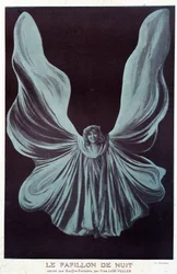 Loie Fuller - elokuvassa ”” Fantasio”” 12.1.1912 alkaen