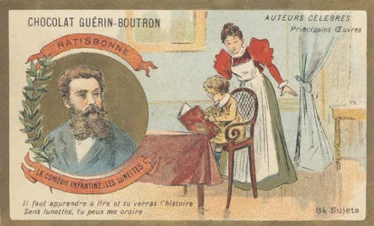 Louis Gustave Fortune Regensbonne (1827-1900), ranskalainen kirjainmies, "La comedie enfantine - Les lunettes" (1861) kirjoittaja