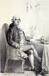 Ludvig XVI Albert Maurinin "Ranskan vallankumouksen historiallisessa galleriassa".