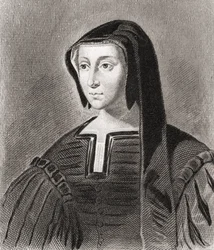 Louise Savoijalainen, Angoulemen herttuatar (1476-1531) ja Ranskan regentti (etsaus)