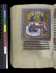 MS 300 f.271v, Kerää, saarnat ja oppitunnit Neitsyen syntymää varten, Ranskalaisen Isabellan psalteri ja Hours, Paris, n.1265-70