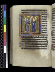 MS 300 f.274v, Kerää, saarnat ja oppitunnit julistusta varten, Ranskan Isabellan psalteri ja Hours, Paris, n. 1265-70