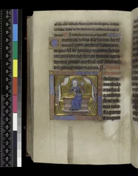 MS 300 f.284v, Song of Songs, Psalter and Hours of Isabella of France, Paris, n. 1265-70 (kynä & muste ja tempera pergamentilla)