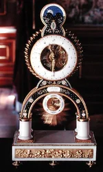 Vaippakello, 1700-luvun loppu (marmori, pronssi ja emali)