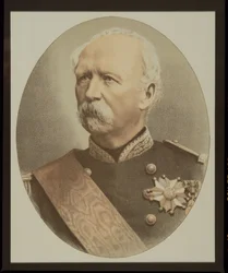 Marie-Edme-Patrice-Maurice de MacMahon (1808-93) MacMahonin kreivi ja Magentan herttua (värilitro).