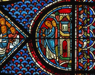 Maria Magdaleena -ikkuna: Piispa Maximin - Magdalan Marian veli (w46)