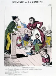 Kommuunin muistoja: opetus, 1800-luvun loppu B.H.V. P.