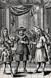 Miser, kaiverrus Molieren teoksesta, Jean-Baptiste Poquelinin (1622-1673) salanimi - Moliere L