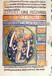 Ms 1 fol.235 The Book of Ecclesiastes, Souvignyn Raamatusta