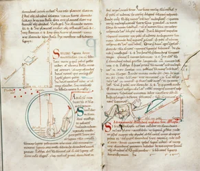 Ms 235 f.32 & 33 Geometry, Traite dAstronomie