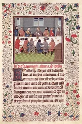 Ms 370 fol.184 Viimeinen ehtoollinen