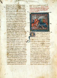 Ms 403 fol.163 Taistelu ritarien välillä, Roman dArtus