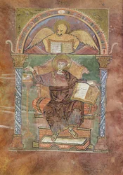 Ms 4 fol.66v St. Mark, St. Riquierin evankeliumista, n. 800