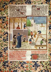 Ms 5064 fol.2v Talonrakennus, Livre des Prouffitz Champestres, Pietro de Crescenzi (1230-132021)