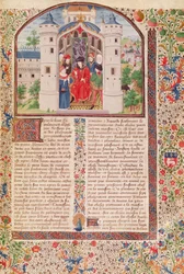 Ms 927 Fol.426 Taloustieteen esitys, Aristoteleen (384-322 eKr.) teoksesta Ethics, Politics and Economics (katso lisätietoja myös 165171)