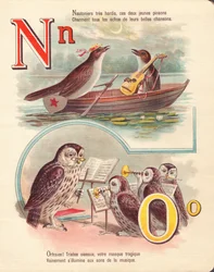N O: Nightingale, navigointi, pöllö, orkesteri