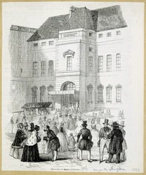 Musee Royalin (Musee du Louvre) avajaiset 15. maaliskuuta