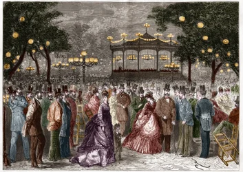 Pariisi: kesäperjantai Champs-Elysees-konsertissa (Champs Elysees).