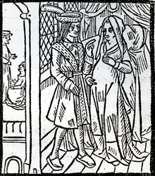 Pathelin ja Guillemette, Mestari Pierre Pathelinin farssista, n. 1465