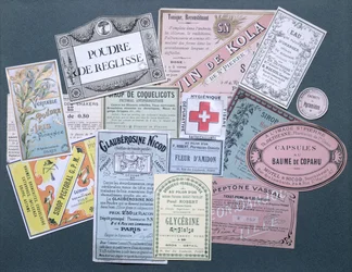 Pharmaceutical Labels, 1800-luvun loppu ja 1900-luvun alku