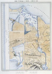 Kuvankaunis matka Suezin kannaksen läpi (Suezin suunnitelma) G. Nicolen Suezin kanavan avajaisissa. 1869