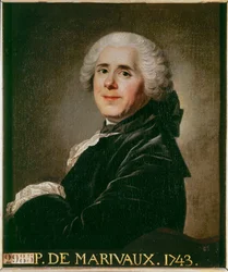 Pierre Carlet de Marivaux, ranskalainen näytelmäkirjailija ja kirjailija ...