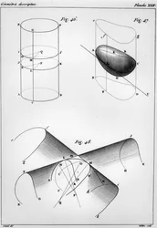 Gaspard Mongen (1746-1816) Count of Lawn -levy Elements of Descriptive Geometrysta