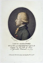 Muotokuva Louis Alexandre de la Rochefoucauld, Envillen herttua (D