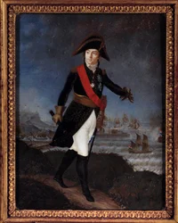 Marsalkka Louis Alexandre Berthierin (1753-1815) täyspitkä muotokuva Anonyymi maalaus