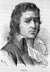Ranskan vallankumouksellisen Babeuf dit Gracchuksen (1760-1797) muotokuva - Henri Martinin "" L