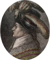 Muotokuva Barthelemy Francois Mariesta (Marquis) (1747-1830) (Balthazar Francois, Marquis of Barthelemy) - kaiverrus Maurice La Charestin "" Nouvelle Nationale Encyclopedia" -kirjaan - 1870 -