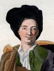 Bernard Le Bouyer (Le Bovier) de Fontenelle (1657-1757), ranskalaisen kirjailijan muotokuva.