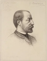 Camille Saint-Saensin (1835-1921) muotokuva
