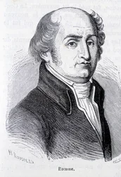 Ranskalaisen poliitikon (1750-1795) Charles Gilbert Rommen muotokuva - Henri Martinin elokuvassa "L