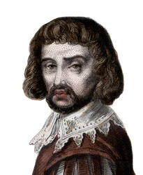 Muotokuva Claude Gelleestä nimeltä Le Lorrain (1600-1682), ranskalainen taidemaalari.