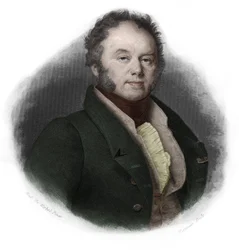 Edouardin muotokuva, Fitz-Jamesin herttua (Fitz James) (1776-1838), ranskalainen poliitikko. Louis de Cormenin Timonin teoksessa LIBRE DES SPEAKERS. 1842. Yksityinen kokoelma.